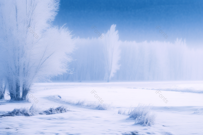 实拍户外冬天树林的雪景大自然风光,高清,摄影图,摄影图片,图片大全,摄影图免费下载